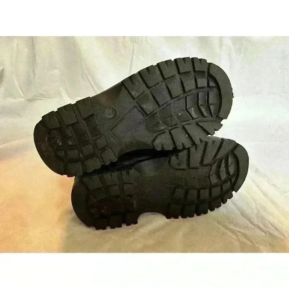 Totes George T Kids Boys Black Yellow Blue Waterproof Snow Rain Boots Shoes Sz 7